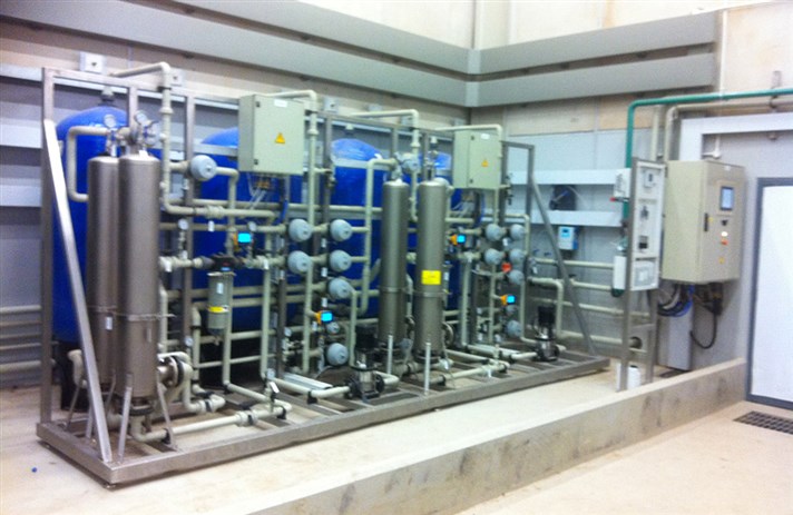 Production d’eau déminéralisation 2x8 m3/h